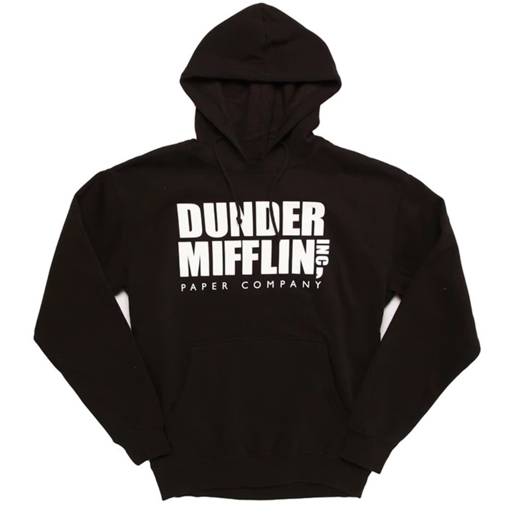 NWT DUNDER MIFFLIN HOODIE SWEATSHIRT SIZE L